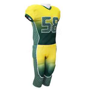 Uniformes de fútbol americano juvenil Diseño personalizado J Football 7v7 Tallas grandes Precio barato Ropa transpirable sublimada - Product Image 6