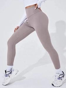 Legging Slim Fit pour femmes de haute qualité du fabricant Top Notch fabriqué au Pakistan Spandex/Nylon fermeture élastique à la taille - Product Image 6