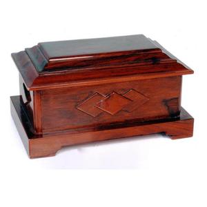 Urna de cremación natural Urna de madera hecha a mano Diseño Premium Urna de cenizas funerarias para servicios de entierro - Product Image 2