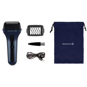 Afeitadora Eléctrica Recargable para Hombre con Lámina Triple, Uso en Seco/Húmedo, Recortadora de Pelo Largo y Accesorio para Barba - Product Image 2