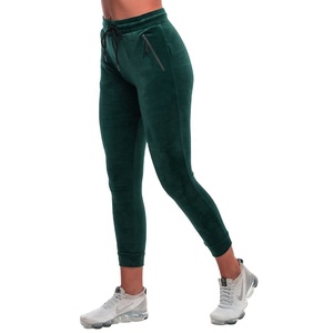 Femmes 2025 nouvelle mode velours pantalons de survêtement piste Jogging pantalon avec plat avant Style en gros - Product Image 4