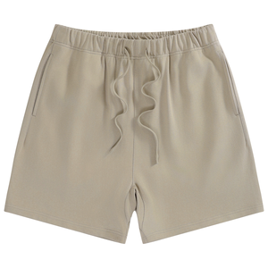 Shorts en molleton français surdimensionnés en gros, 330 g/m², streetwear pour hommes, 100 % coton, shorts de course lourds pour hommes - Product Image 6