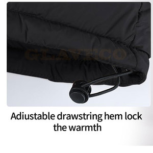 Veste à bulles de haute qualité pour hommes, col montant, imperméable, respirante, hiver, en polyester, dernier design - Product Image 6