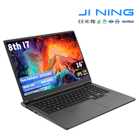 Nouvel ordinateur portable de jeu Workstation 16 pouces Intel Core i7 P106 6 cœurs 8 Go/16 Go 1 To SSD sans fil rétroéclairé anglais Windows Métal
