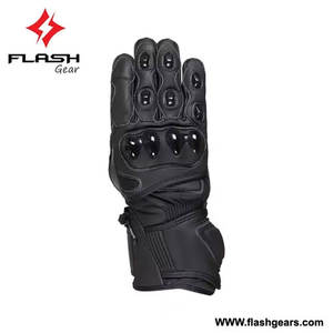 Guantes de Cuero Profesionales de Alta Calidad para Motociclistas, con Logotipo Personalizado, Protección Invernal, Impermeables y Resistentes al Fuego - Product Image 5