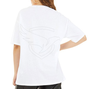 T-shirt surdimensionné du fabricant pakistanais T-shirt surdimensionné léger à quantité minimale de commande bas T-shirt surdimensionné de couleur personnalisée - Product Image 3