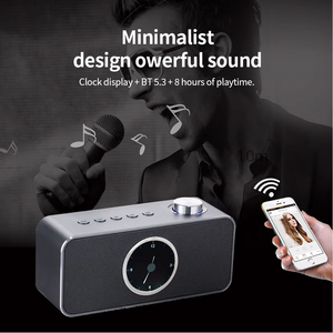 El <span class=keywords><strong>Mejor</strong></span> Sistema de Audio Inalámbrico de Alta <span class=keywords><strong>Fidelidad</strong></span> con <span class=keywords><strong>Sonido</strong></span> Envolvente para el Hogar, V5.3 Premium, Reloj Metálico, Duración de la Batería de 5 a 10 Horas - Product Image 4