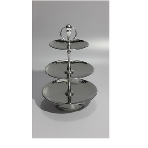 New Arrival Stainless Steel Bakeware <b>Cake</b> Tools <b>3</b> <b>Tier</b> Metal <b>Cake</b> <b>Stand</b> Hanging Hook Gray Matte - Product Image 6