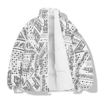 Conception d'hiver en duvet épais en polyester de haute qualité prix de gros bombardier grande taille pour hommes veste à bulles pour hommes - Product Image 2