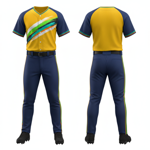 Uniforme de Béisbol 2026 Personalizado, Sublimado, de Malla, Secado Rápido, para Juego - Product Image 4