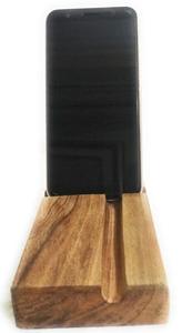 ที่วางโทรศัพท์มือถือทำจากไม้สำหรับโต๊ะทำงานและโต๊ะแท่นวางมือถือแบบหรูหรา - Product Image 3