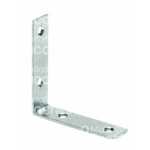 PLACA ESQUINA 4 AGUJEROS Art. 166 acero galvanizado - Product Image 1