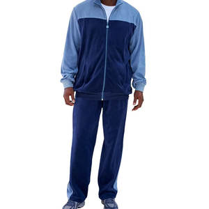 Wholesale Price <b>Men</b> <b>Velour</b> <b>Tracksuit</b> Oversized Breathable Cheap Price <b>Men</b> <b>Velour</b> <b>Tracksuit</b> Plus Size Track <b>Velour</b> <b>Tracksuit</b> - Product Image 2