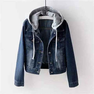 2024 OEM Veste en jean pour femme, personnalisée, déchirée, délavée, unie, style vintage, mode Mam Clothing, Manteau en jean tendance - Product Image 4