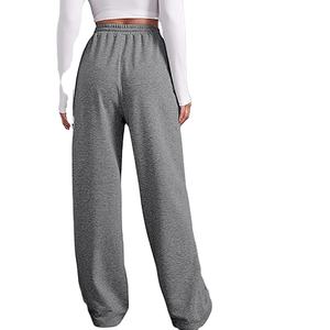 Pantalones Deportivos Holgados para Mujer, con Bolsillos, Cintura Alta, Estilo Deportivo, para Gimnasio, Atletismo, Jogging - Product Image 5