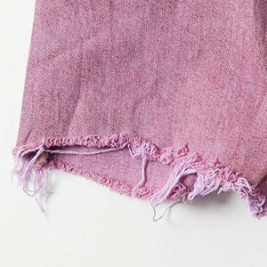 Pantalones cortos de verano hechos en fábrica, ropa activa de algodón para correr, pantalones cortos lavados con ácido desgastados para mujeres, pantalones cortos vaqueros desgastados para niñas 2025 - Product Image 3