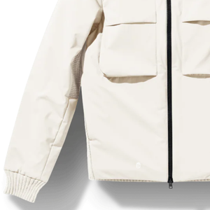 Veste tactique hybride pour homme, fermeture éclair sur le devant, poche utilitaire, design tricoté au dos, style décontracté chic, couche extérieure - Product Image 6