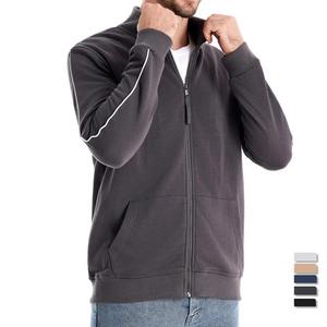 2024 nueva chaqueta de Otoño Invierno para hombre con capucha de terciopelo grueso de algodón puro Color sólido cálido y suave abrigo con cremallera para mujer sudadera informal - Product Image 2