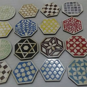 Nouveau design de caboteur d'incrustation d'os de bois de chaleur à la maison tasse à café caboteur en bois pour boissons - Product Image 2