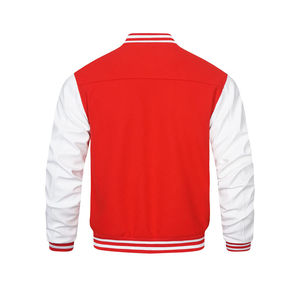 High Quality <b>Men's</b> Super Selling Button Front Wool <b>Jacket</b> with Pockets Casual <b>Summer</b> CollegeBaseballjacket for <b>men</b> - Product Image 6