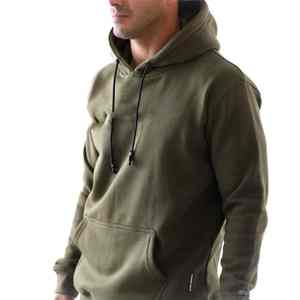 Hombres Pullover Hoodie Casual Streetwear Sudadera Antiarrugas Calidad Premium ODM Logotipo personalizado Color Venta al por mayor Venta caliente Diseño - Product Image 2