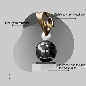 งานประติมากรรมตกแต่งโต๊ะสไตล์โมเดิร์นจากอินเดีย เพิ่มความโดดเด่นและสร้างสรรค์ให้กับพื้นที่อยู่อาศัยที่มีสไตล์ - Product Image 3