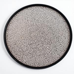 Plato de Presentación Esmeralda Brillante con Tonos de Piedras Preciosas, Diseño Art Deco Ligero para Decoración de Cenas de Lujo - Product Image 6