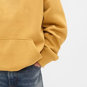 Boys Solid Color <b>Hoodie</b> For Wholesale And Bulk Orders With Drop Shoulders And Custom Logo Deign For Winter With Full Sleeve 2026 - Product Image 4