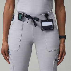 Ensemble de gommage anti-rides de luxe, vêtements pour infirmières, spa, hôpital, uniformes, salons de beauté pour femmes, gommages en spandex, nouveau design, ensembles de jogging - Product Image 3