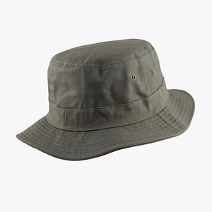 Chapeaux seau personnalisés en coton brodé imprimé pour adultes Chapeau de pêcheur vierge à large bord Chapeau seau décontracté solide - Product Image 5