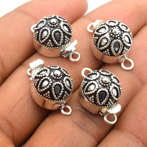 Cierre de caja multihebra 22X13MM, cobre de oro de 18 quilates, chapado en plata oxidada, 1 hebra de cobre oxidado, cierre de joyería chapado en oro de 18 quilates - Product Image 6