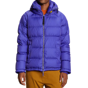 Vestes solides à capuche sur mesure de haute qualité pour hommes Vêtements d'hiver violets pour adultes Streetwear fabriqués pour garder au chaud - Product Image 1