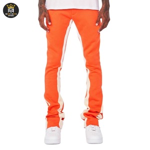 กางเกงวอร์มขาบานเอวกลางน้ำหนักเบาสำหรับผู้ชาย พร้อมบรรจุภัณฑ์แบบกำหนดเอง ดีไซน์ OEM - Product Image 6