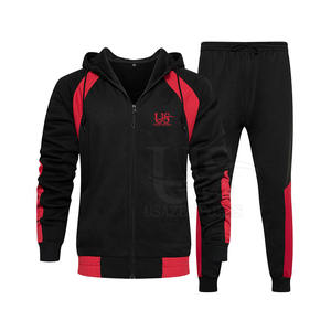 ชุดลำลองสำหรับผู้ชายชุดวอร์มผ้าฝ้าย100% สีล้วนสำหรับฤดูหนาว - Product Image 1