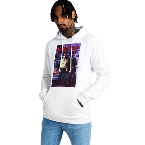 Pull-over à capuche personnalisé pour hommes 100% coton Polaire d'hiver lourde Séchage rapide Respirant Coupe ajustée Écran uni Imprimé Design 3XL - Product Image 1