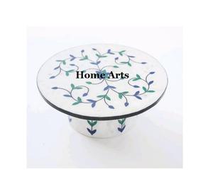 <b>Wood</b> <b>Cake</b> Server With Mother of Pearl Work For Home Hotel And Restaurant Use <b>Cake</b> Dessert Server In Bulk - Product Image 1