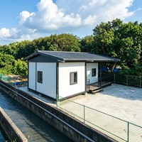Maison conteneur modulaire de luxe préfabriquée de 20 pieds avec chambre et salle de bain, style moderne du milieu du siècle, unité familiale portable de petite taille (Sud)