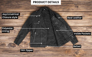 Chaqueta de cuero genuino de edición limitada para hombre, talla estadounidense, cuero de cordero con apliques, bordado de diamantes, la mejor moda de alta calidad - Product Image 5