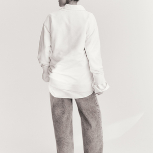 OEM Custom designed women sweatshirts coton vierge couleur unie cropped sweatshirts à vendre - Product Image 4