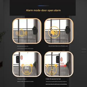 Protezione di sicurezza Smart porta/finestra magnetico antifurto allarme con telecomando per la sicurezza personale e promemoria di apertura della porta - Product Image 3