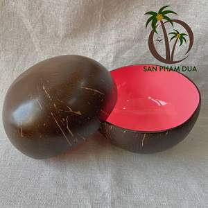 ชามไม้ไผ่เคลือบเงาจากเวียดนาม ขายส่ง เป็นมิตรกับสิ่งแวดล้อม สำหรับตกแต่งบ้าน สีและลวดลายศิลปะพื้นบ้าน/สัตว์ สามารถปรับแต่งได้ - Product Image 5