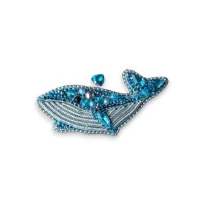 เข็มกลัดรูปปลากุ้งพร้อมเข็มกลัดแฟชั่นประดับลูกปัดด้วยคริสตัล - Product Image 3