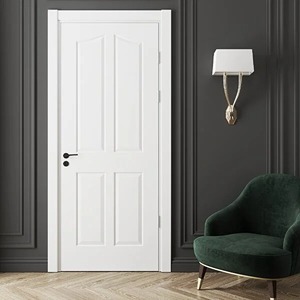 Interior Room Other Door Double Panel Design Solid <b>Wood</b> <b>Slat</b> Covering Vertical Decor Invisible Door - Product Image 5