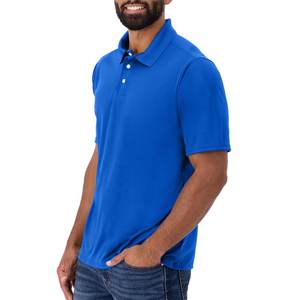 Polo de tela de tacto suave para Hombre Ropa Deportiva de manga corta de secado rápido al por mayor precio barato Polo para hombre - Product Image 3