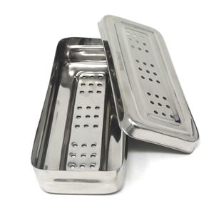 Autoclave Bandeja Acero Caja Esterilización Caja Instrumentos Quirúrgicos - Product Image 4