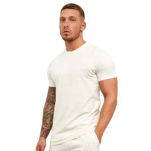 Venta caliente logotipo personalizado compresión transpirable gimnasio Atlético camiseta de secado rápido Deporte Camiseta para hombres - Product Image 2