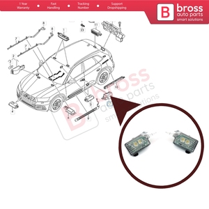 ไฟเตือนประตู BDP1061 ไฟ LED รอบข้าง ขวา ซ้าย 8W0947133 8W0947134 สำหรับ A4 A5 Q5 - Product Image 5