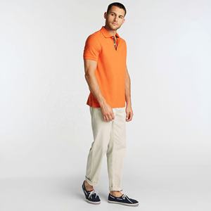 Summer New Golf Shirt Cotton Jersey Golf Mens Short Sleeve Customized Outdoor Polo Shirts - Product Image 2