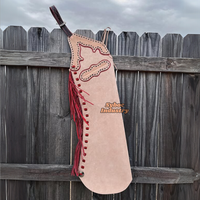 Western Cowboy Youth Chaps en cuir de vachette véritable New Fringe Style Horse Riding and Bull Riding Pants