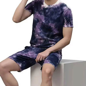 Ensemble de shorts pour hommes en coton durable et respirant, lavage à l'acide, vêtements d'été, vêtements de mode, ensemble de shorts pour hommes lavés à l'acide - Product Image 6